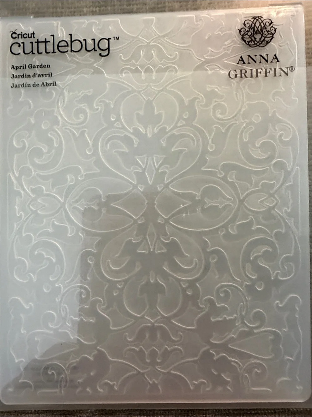 Cricut Anna Griffin April garden embossing Folder